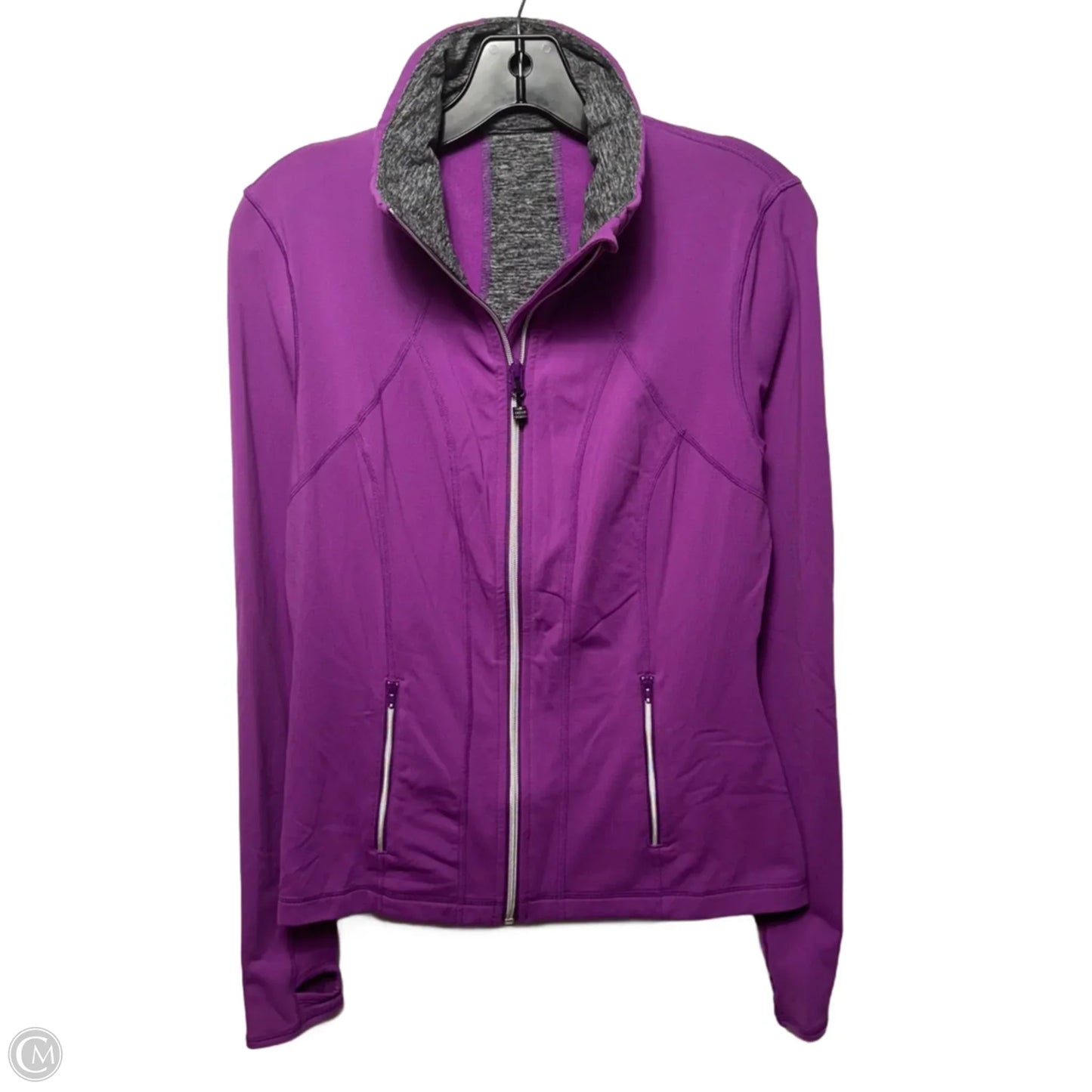 Athletic Jacket By Lululemon In Purple, Size: 10