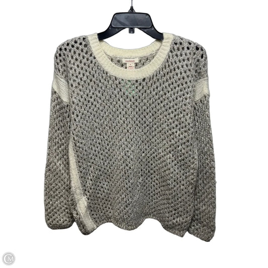 Sweater By Sundance In Cream & Silver, Size: M