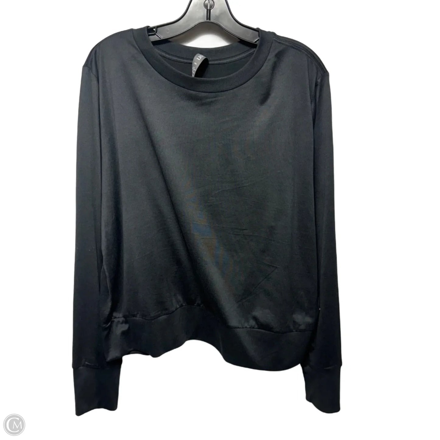 Athletic Top Long Sleeve By Vuori In Black, Size: Xxl