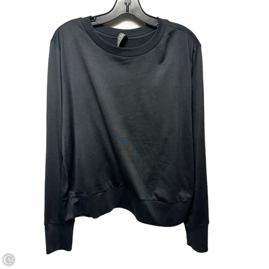 Athletic Top Long Sleeve By Vuori In Black, Size: Xxl