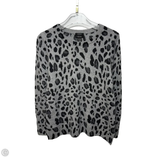 Sweater Cashmere By Halogen In Animal Print, Size: M