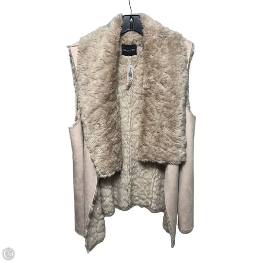 Vest Faux Fur & Sherpa By Dolce Cabo In Blush, Size: M