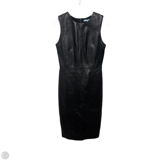 Luxury Collection Leather Sheath Dress By Antonio Melani In Black, Size: 4