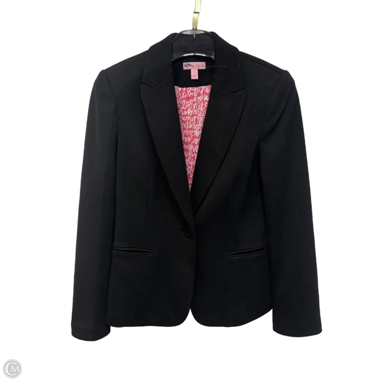 Blazer Designer By Lilly Pulitzer In Black, Size: S
