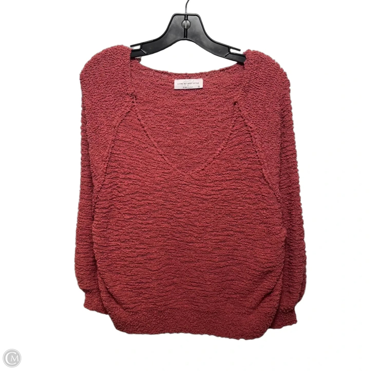 Sweater By Pink Lily In Coral, Size: S
