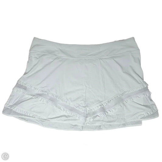 Skort Designer By Lilly Pulitzer In White, Size: Xl