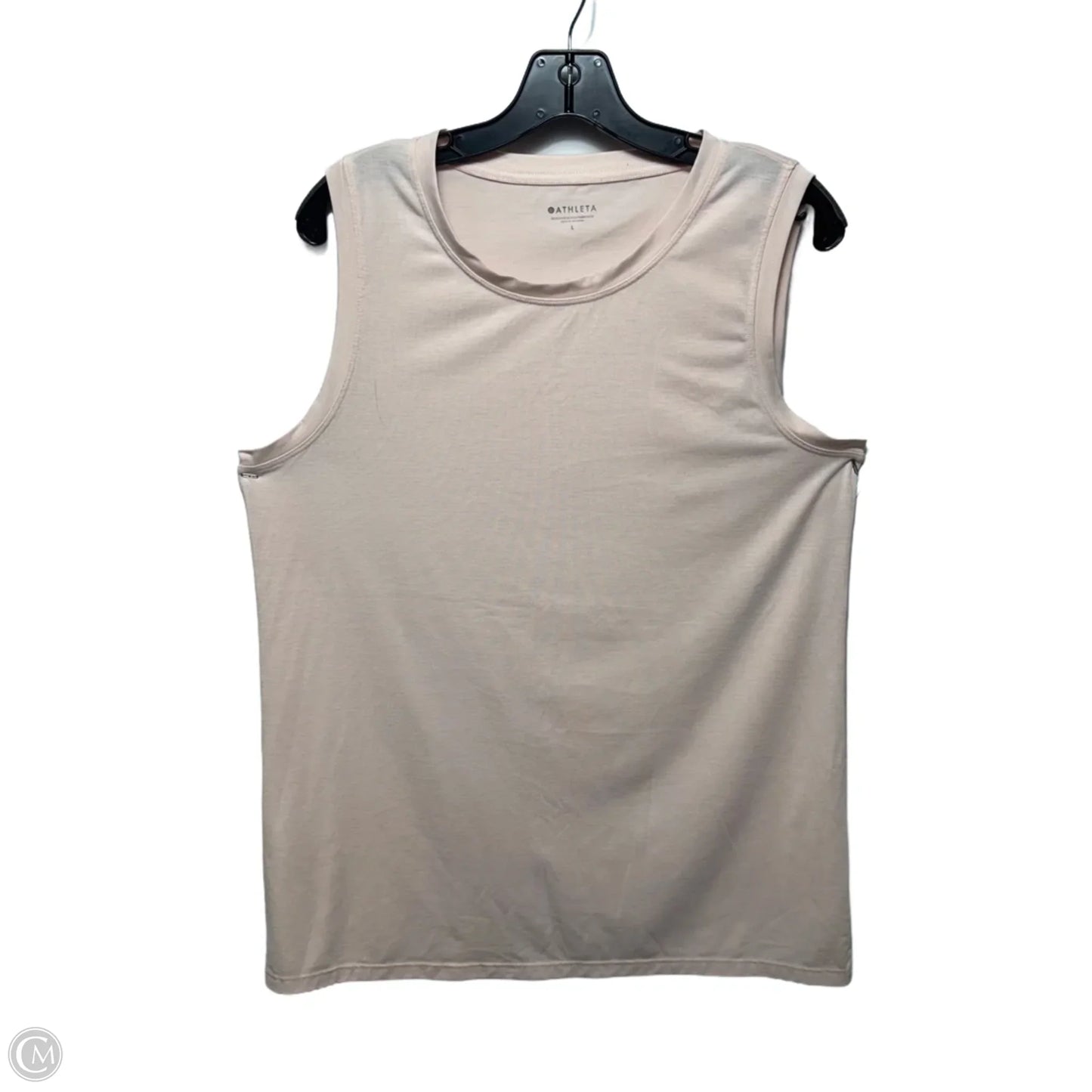 Athletic Top Short Sleeve By Athleta In Pink, Size: L