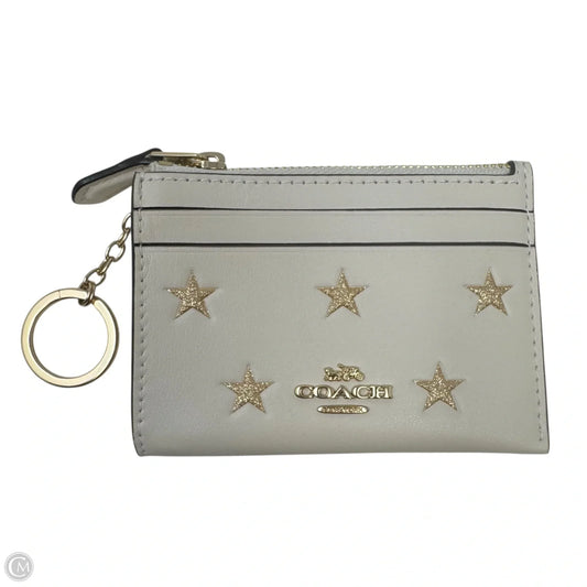 Star Cardholder Keychain Wallet Designer By Coach, Size: Small
