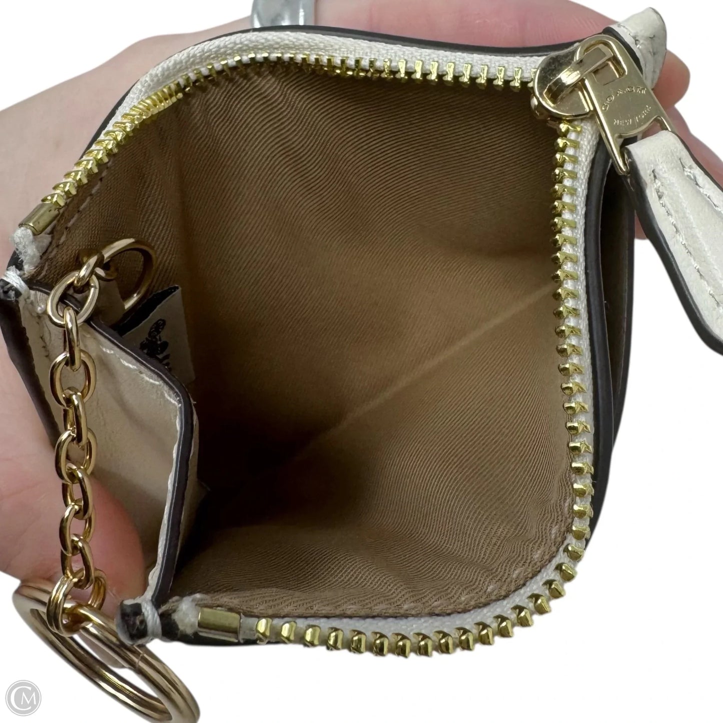 Star Cardholder Keychain Wallet Designer By Coach, Size: Small