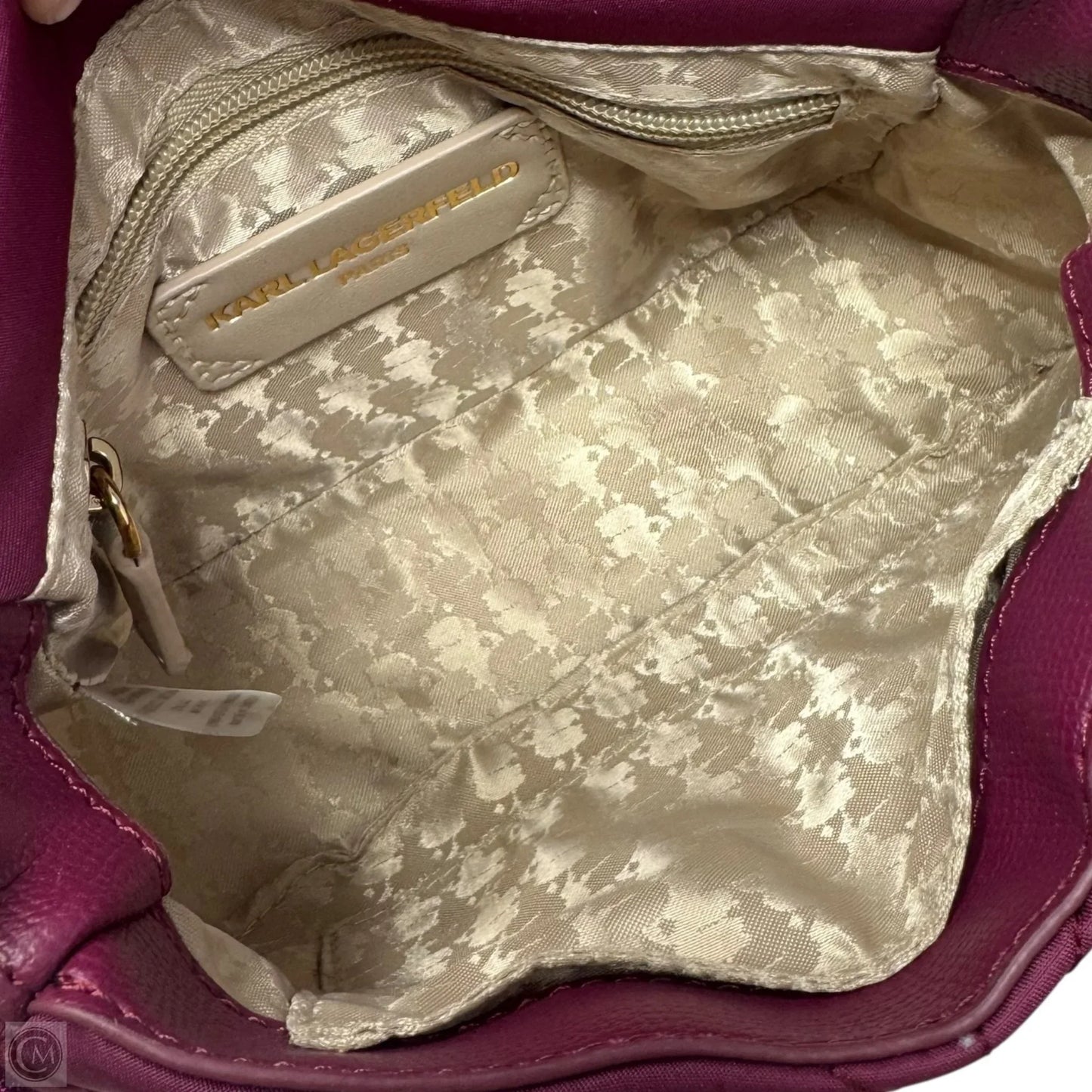 Quilted Crossbody Handbag Designer By Karl Lagerfeld, Size: Small