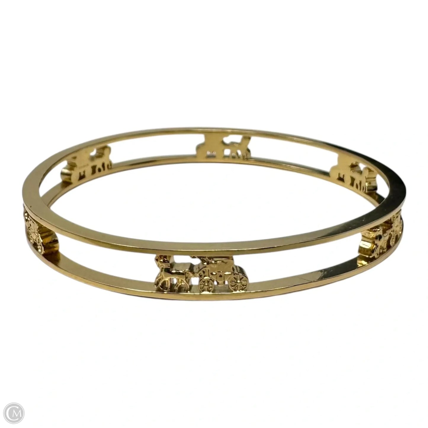 Carriage Bangle Bracelet Designer By Coach