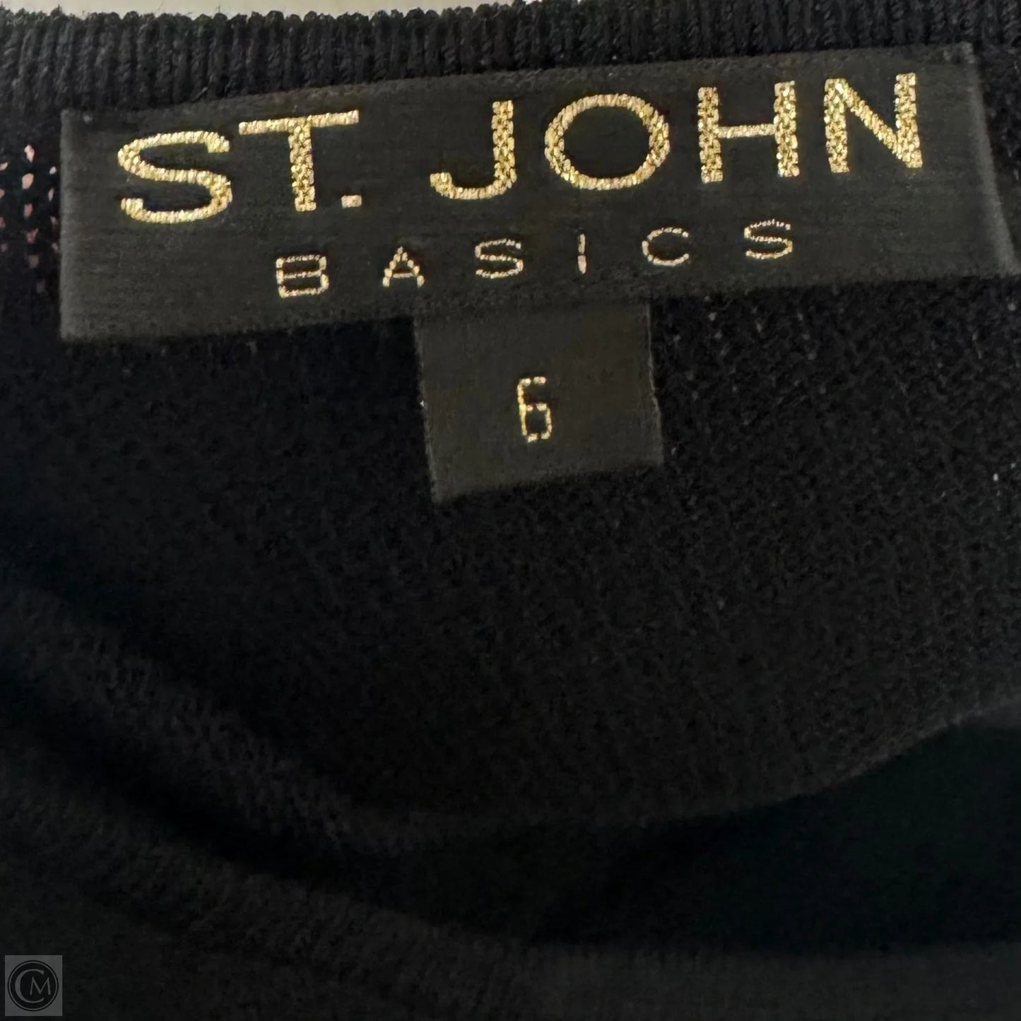Knit Dress Casual Short By St John Basics In Black, Size: 6