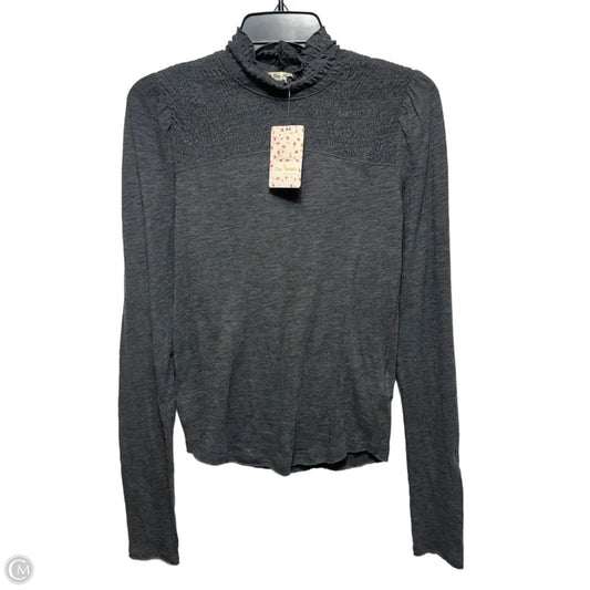 Top Long Sleeve By Free People In Grey, Size: M