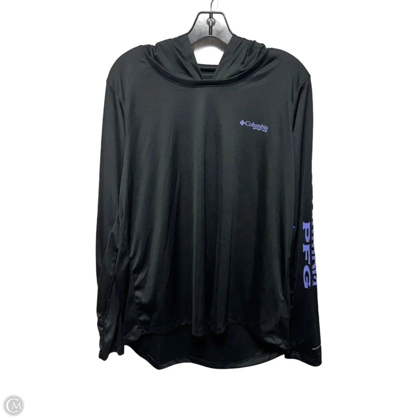 Tidal Sands Hoodie Top Regular Fit Athletic By Columbia In Black, Size: Xl