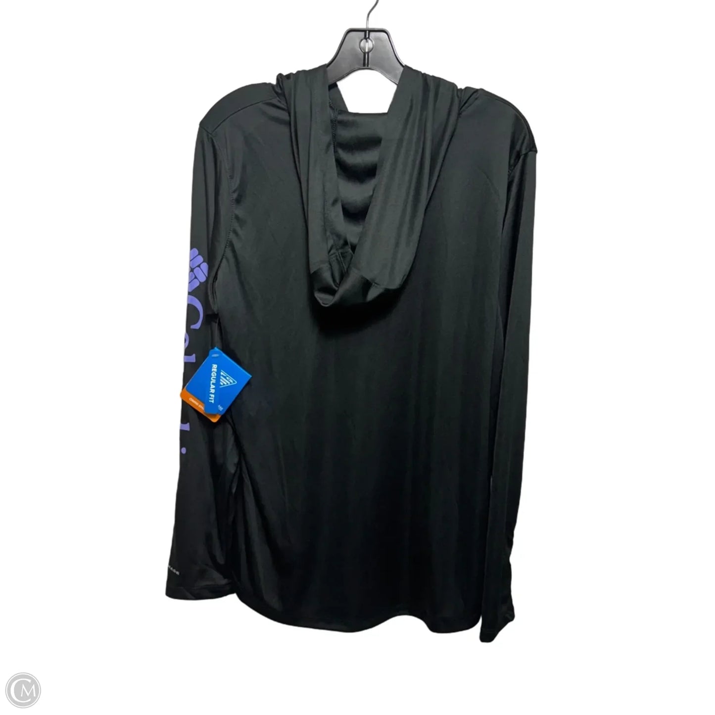 Tidal Sands Hoodie Top Regular Fit Athletic By Columbia In Black, Size: Xl