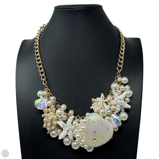 Mermaid Seashell Necklace Statement By Betsey Johnson