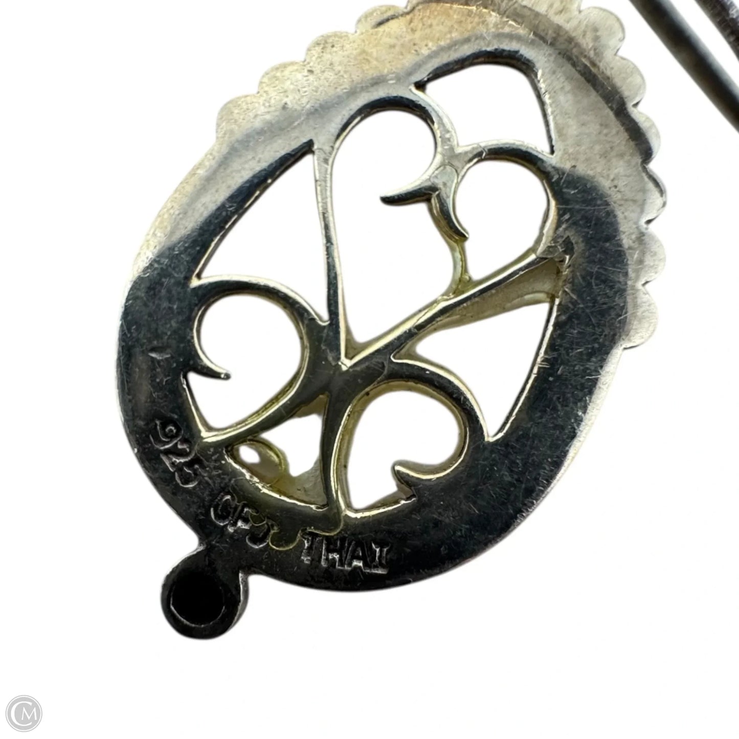 Pearlescent Teardrop Earrings Sterling Silver