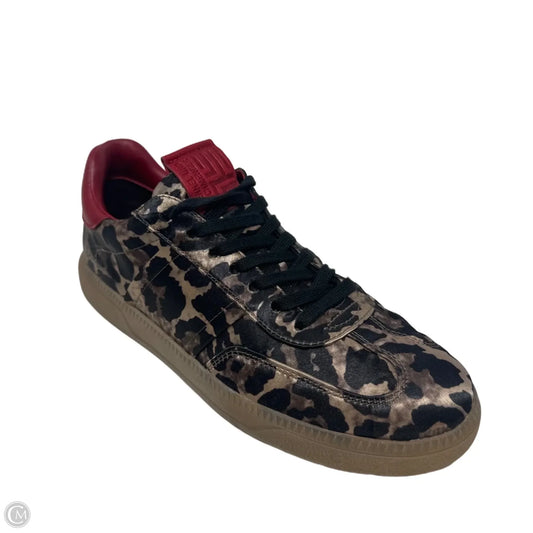 Leo Silk Trainer Shoes Flats By Kennel & Schmenger In Animal Print, Size: 7