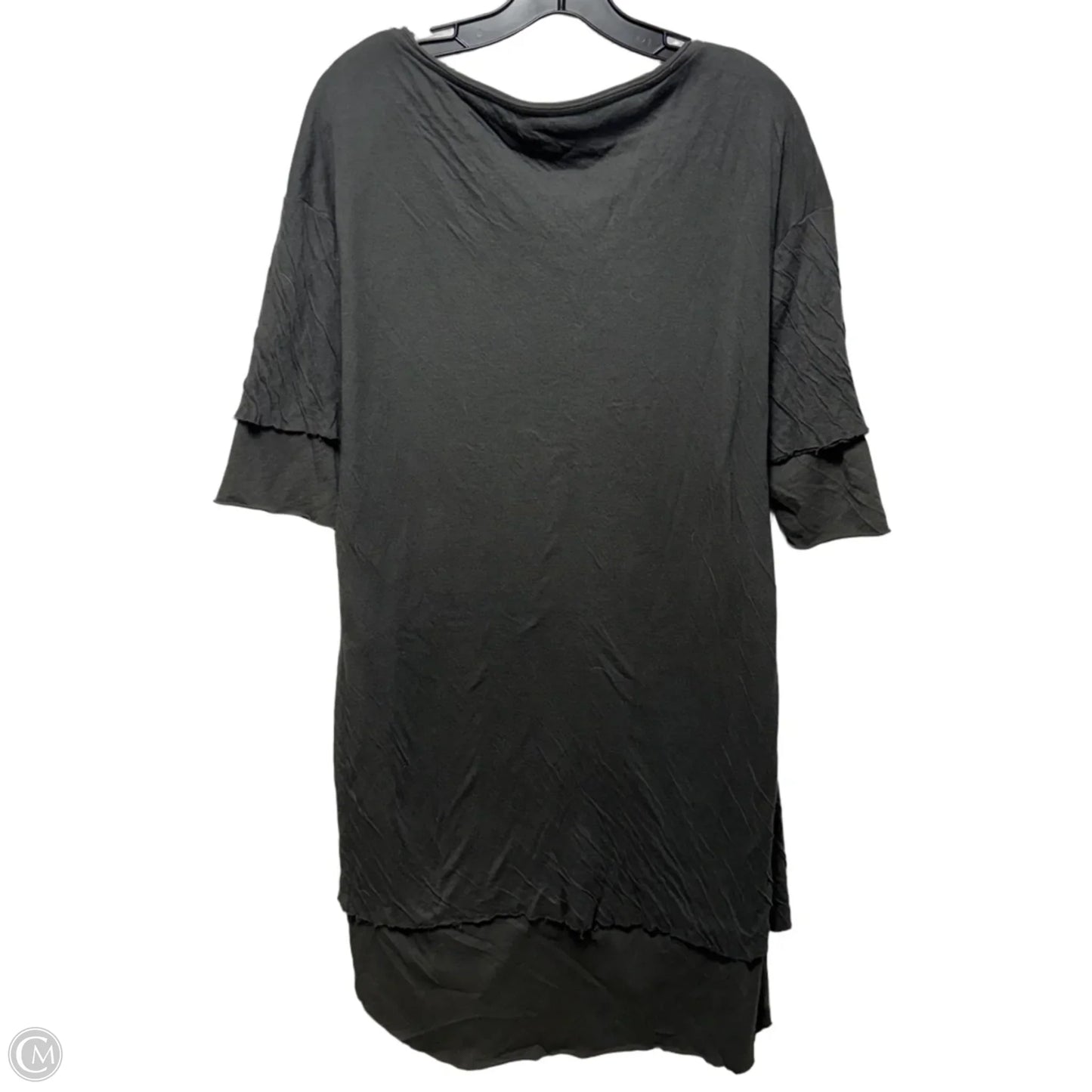 Layered Shirt Dress Casual Midi By Thom Krom In Grey, Size: Xl