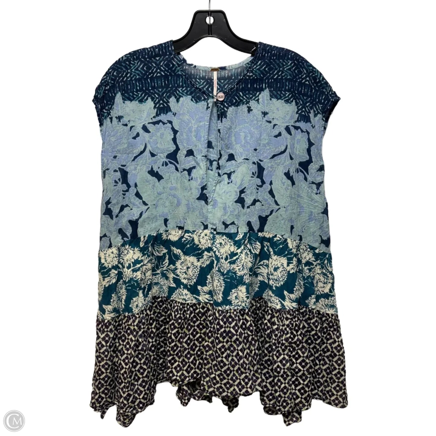 Gotta Have You Tunic By Free People In Blue & Purple, Size: M