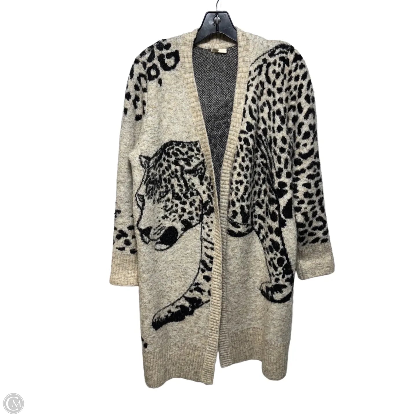 Lucerne Leopard Longline Cardigan Sweater By Moth In Animal Print, Size: M