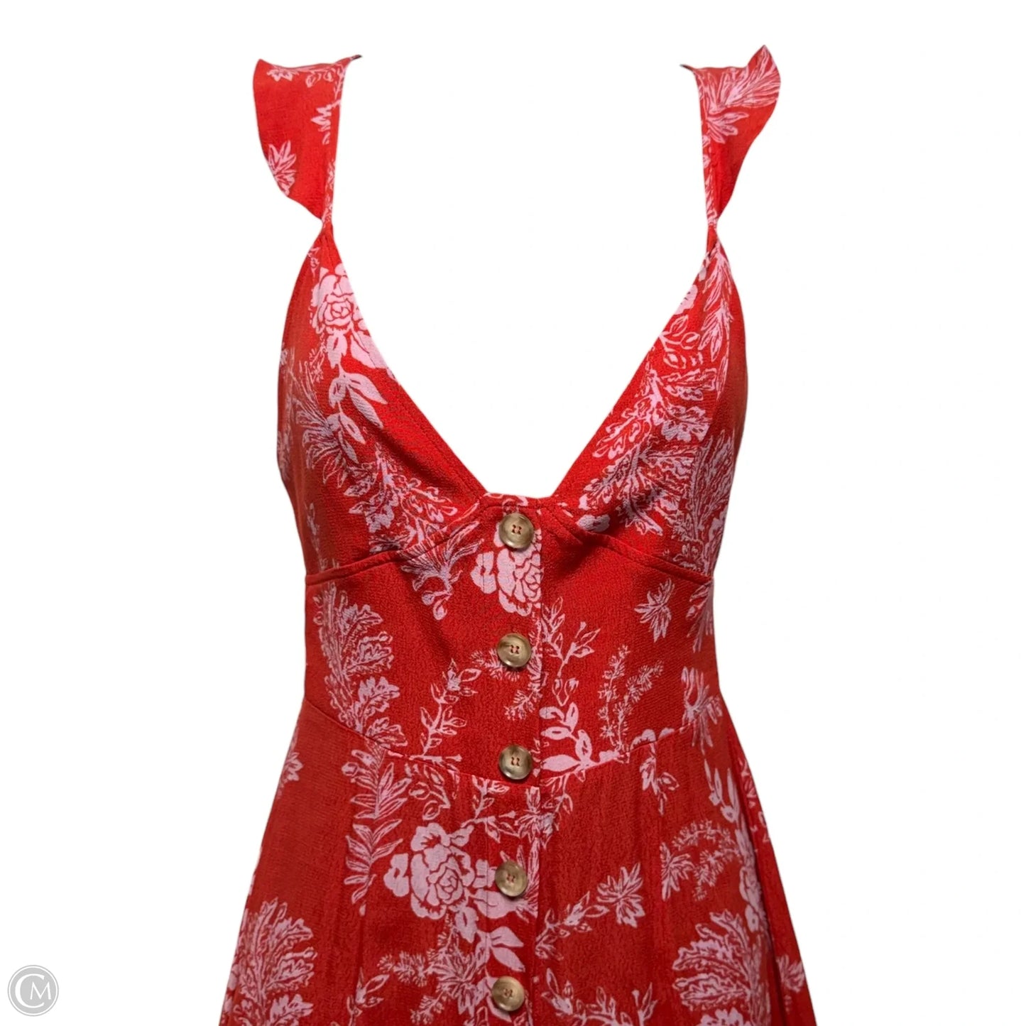 Be The One Jumpsuit Floral Jumpsuit By Free People In Red, Size: 0