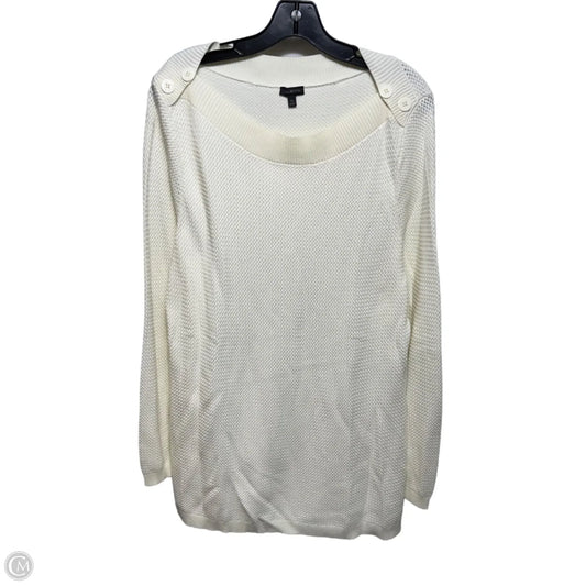Sweater By Talbots In Cream, Size: Xl