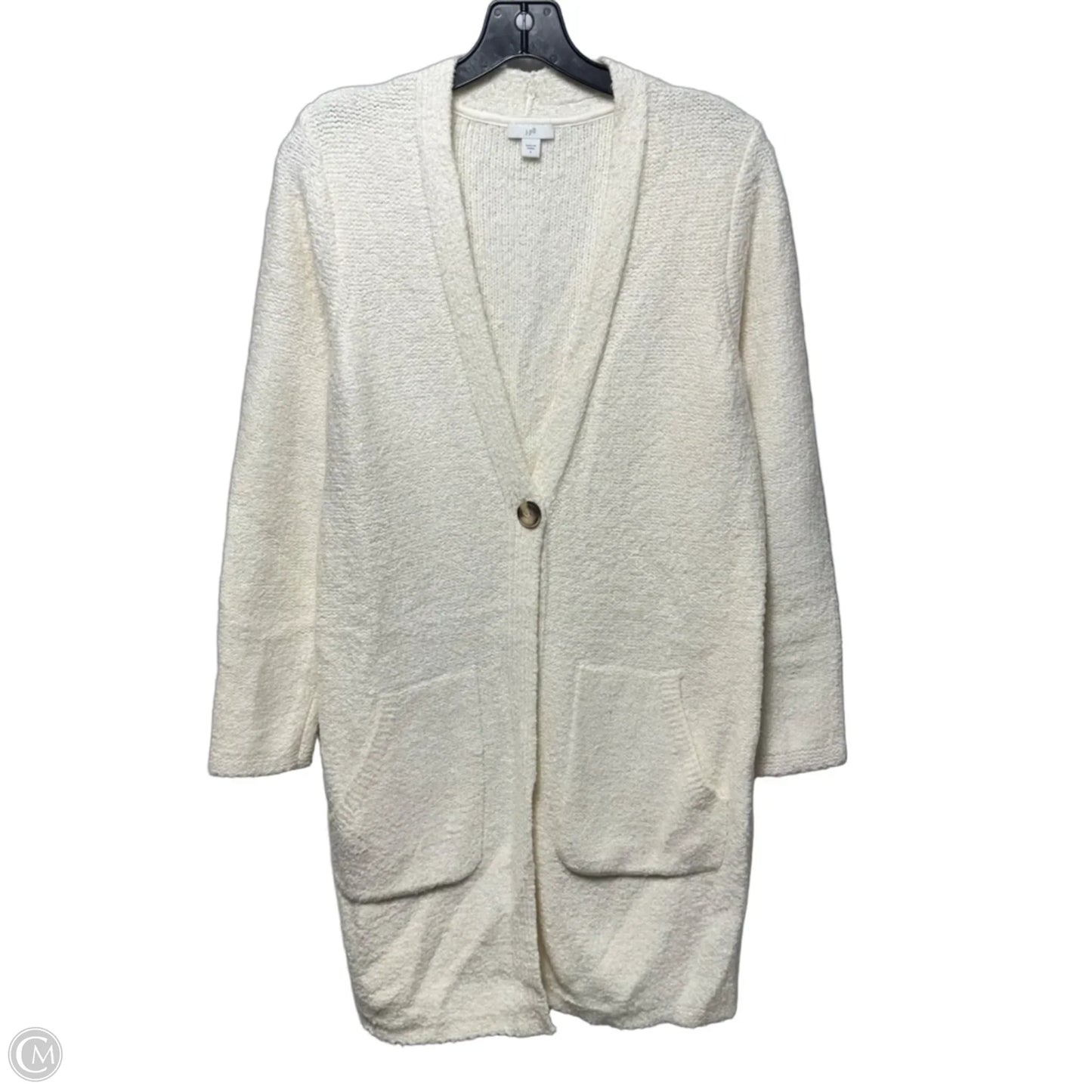 Duster Sweater Cardigan By J. Jill In Cream, Size: S