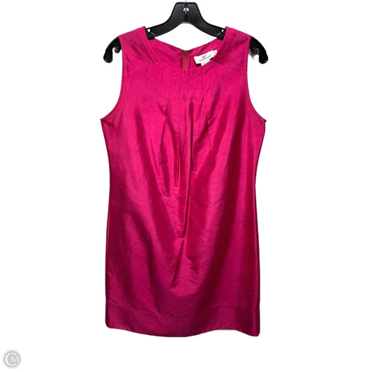 Silk Dress Casual Short By Vineyard Vines In Pink, Size: S