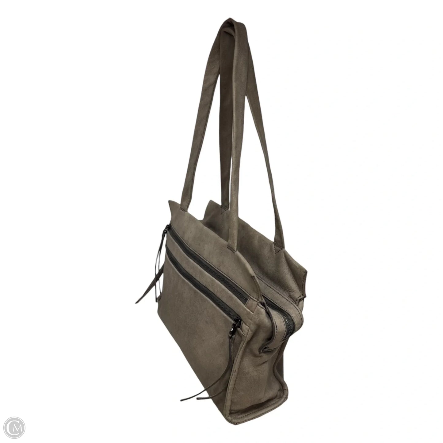 Seeker Tote Handbag Leather By Hobo Intl, Size: Medium