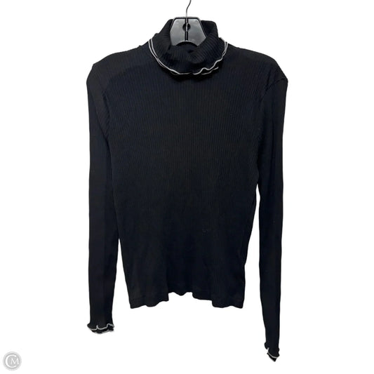 Top Long Sleeve By J. Crew In Black, Size: M
