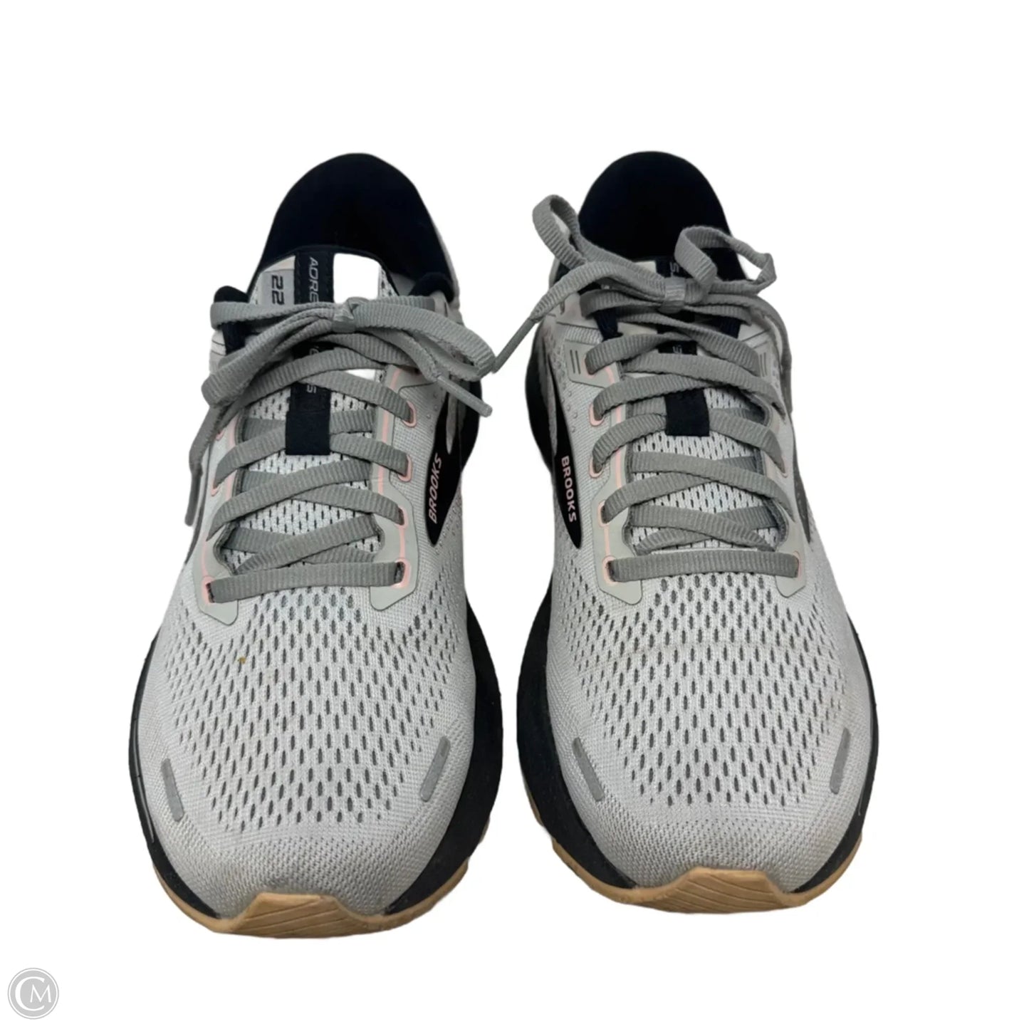 Adrenaline GTS 22 Running Shoes By Brooks In Grey & Pink, Size: 9.5