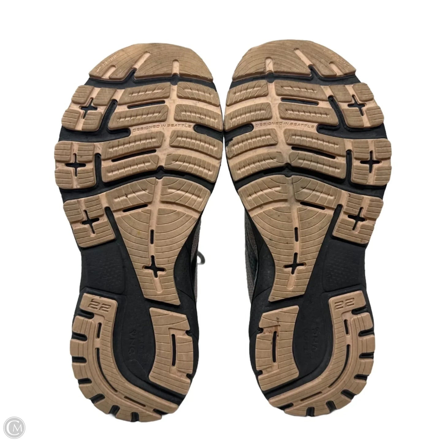 Adrenaline GTS 22 Running Shoes By Brooks In Grey & Pink, Size: 9.5