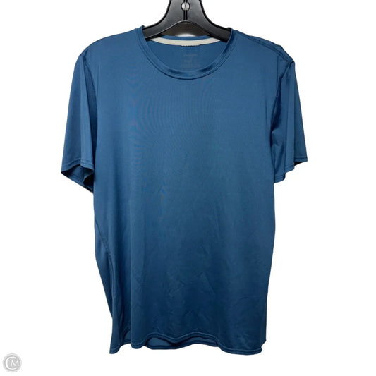 Athletic Top Short Sleeve By Patagonia In Blue, Size: Xl