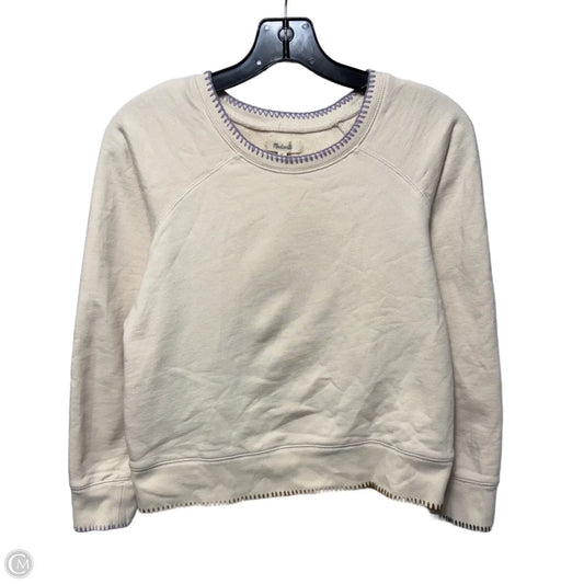 Sweatshirt By Madewell In Cream & Multi, Size: S