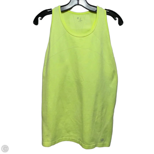 Athletic Tank Top By Gapfit In Yellow, Size: L