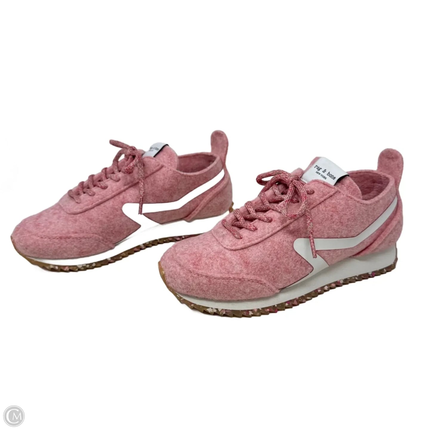 Retro Runner Shoes Sneakers By Rag And Bone In Pink & White, Size: 6 (36)