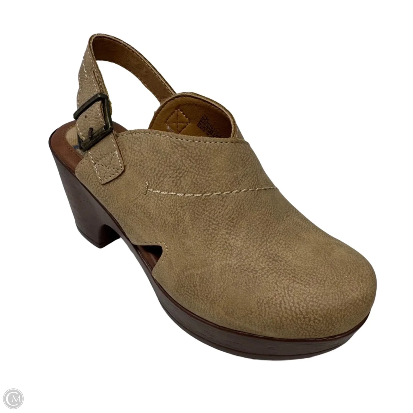 Shoes Heels Platform By Boc In Brown, Size: 7