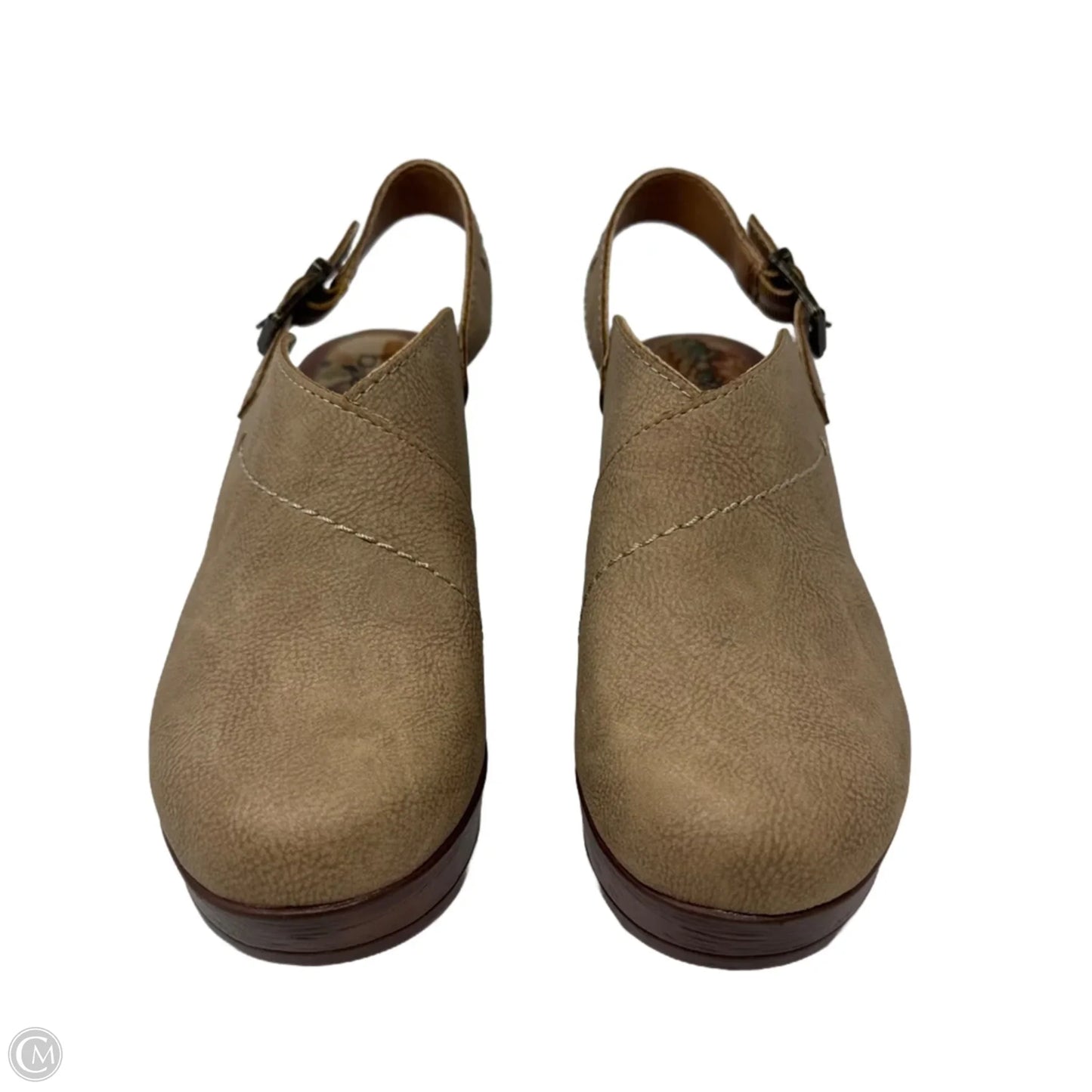 Shoes Heels Platform By Boc In Brown, Size: 7