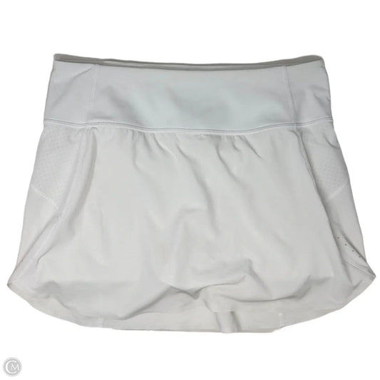 Athletic Skort By Athleta In White, Size: M