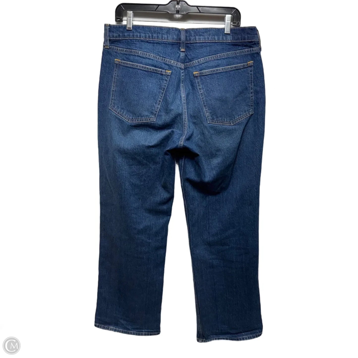 The Baggy Low Rise Jeans By Abercrombie And Fitch In Blue Denim, Size: 10/30