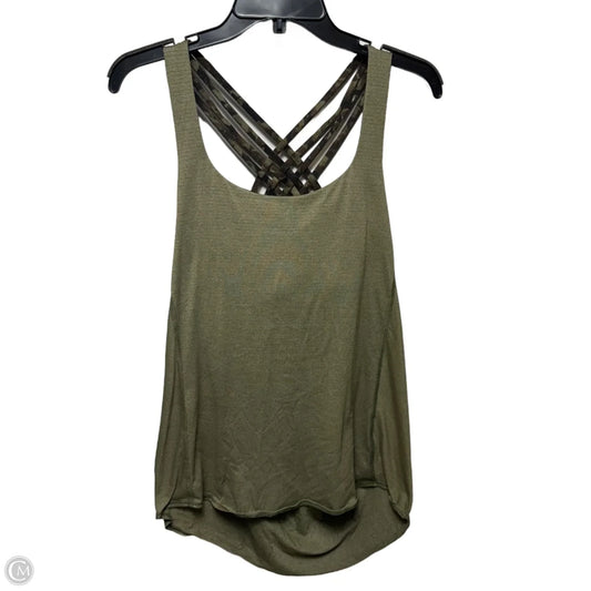 Athletic Tank Top By Lululemon In Green, Size: 10