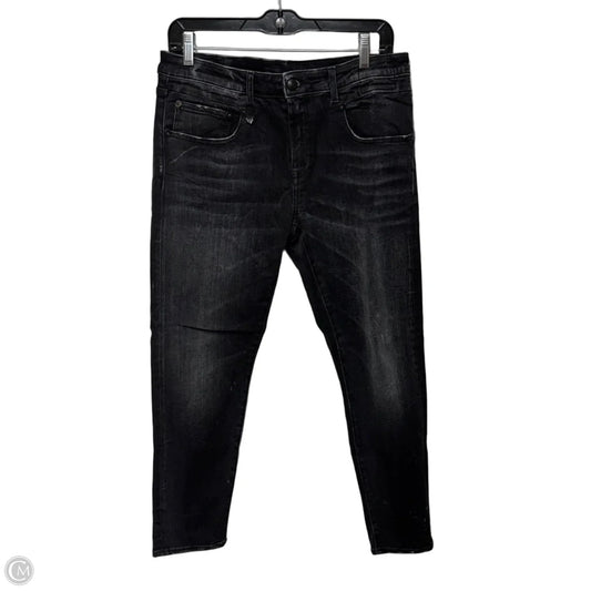 Boy Skinny Jeans By R13 In Black Marble, Size: 10/30