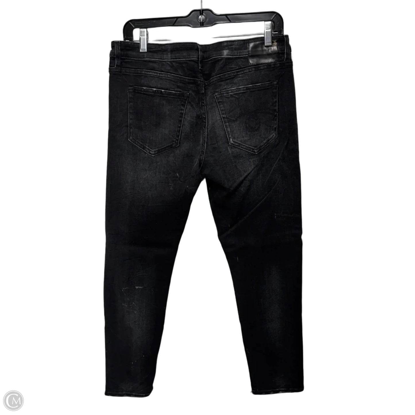 Boy Skinny Jeans By R13 In Black Marble, Size: 10/30