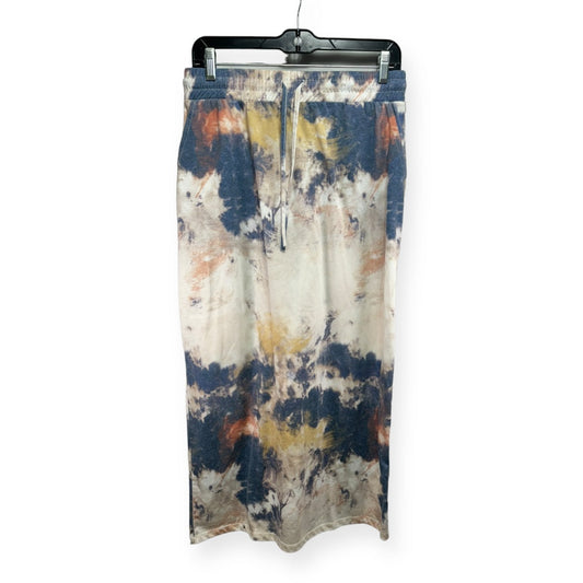 Tie Dye Print Skirt Maxi Zara, Size M