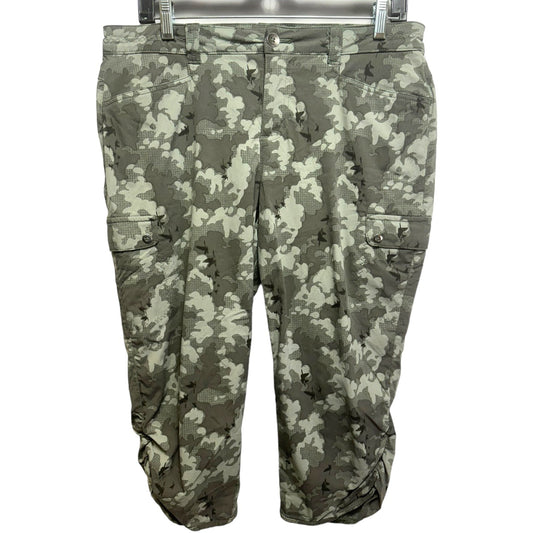 Camouflage Print Athletic Capris Eddie Bauer, Size 10