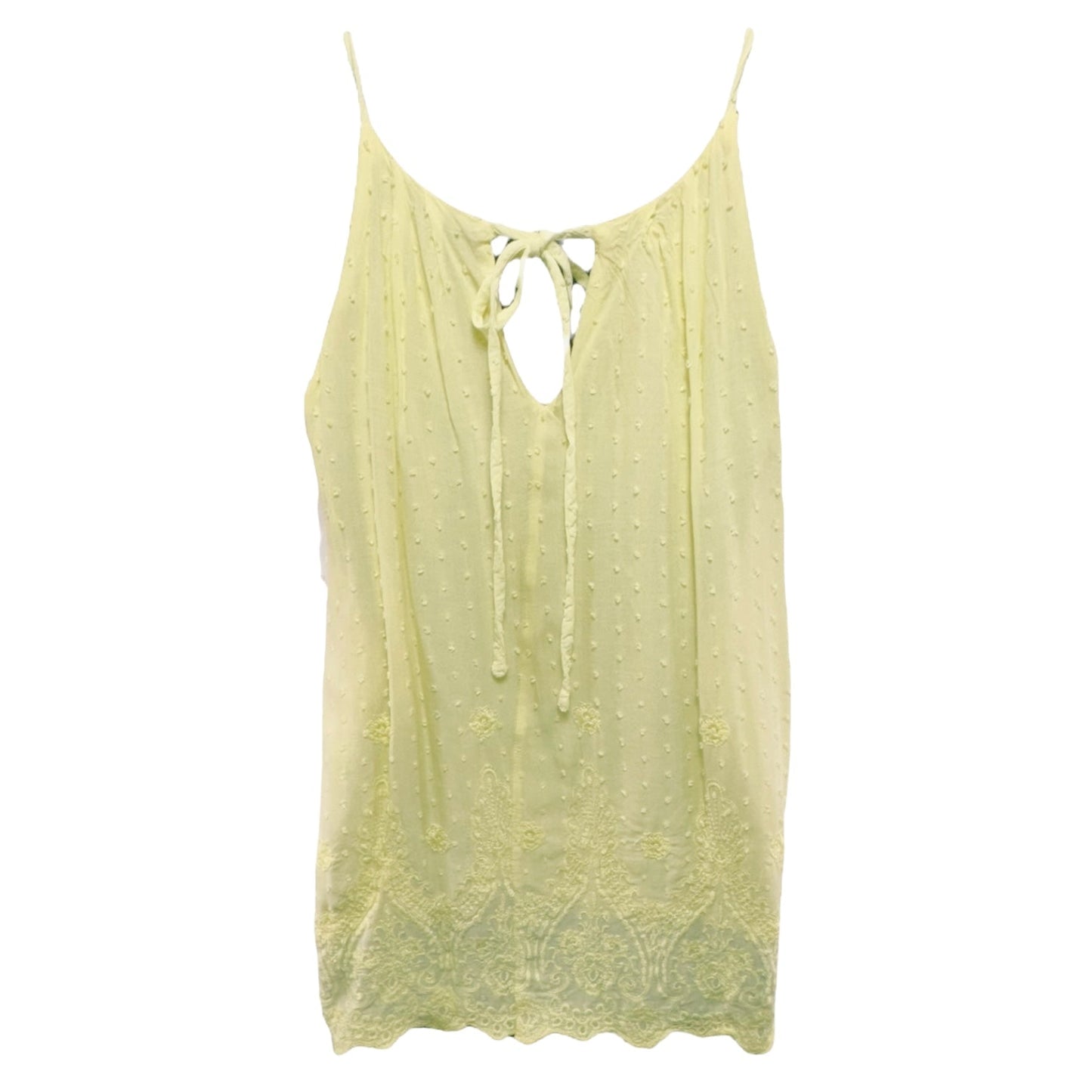 Yellow Top Sleeveless Blue Rain, Size Xs