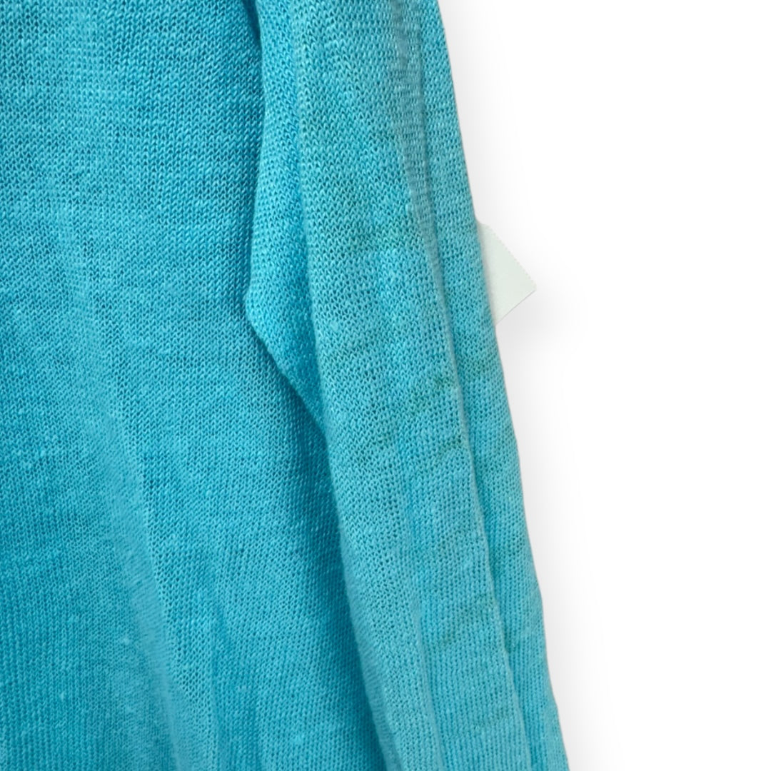 Linen Blue Sweater Designer Eileen Fisher, Size M