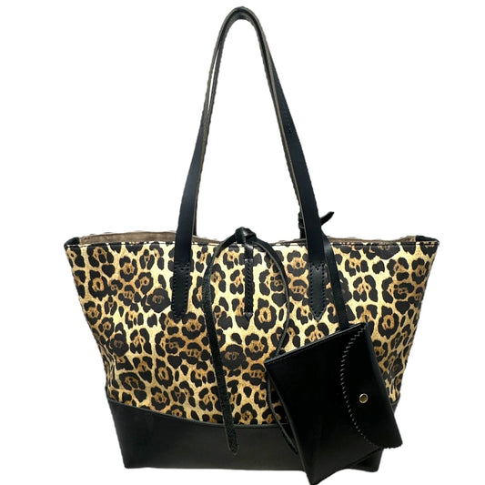 Uptown Tote By J. Crew in Leopard Print, Size: Large