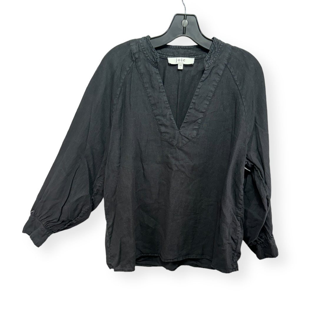 Black Top Long Sleeve Joie, Size M
